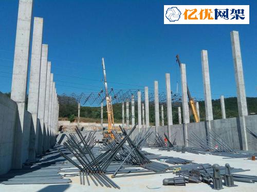 扬州料棚网架设计